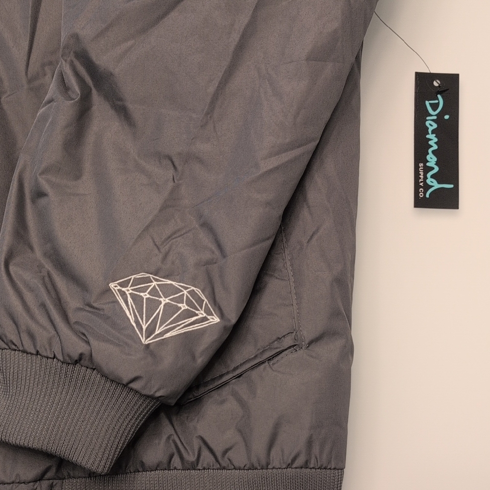 Diamond Supply Co. Charcoal Bomber Jacket - Picture 3 of 10